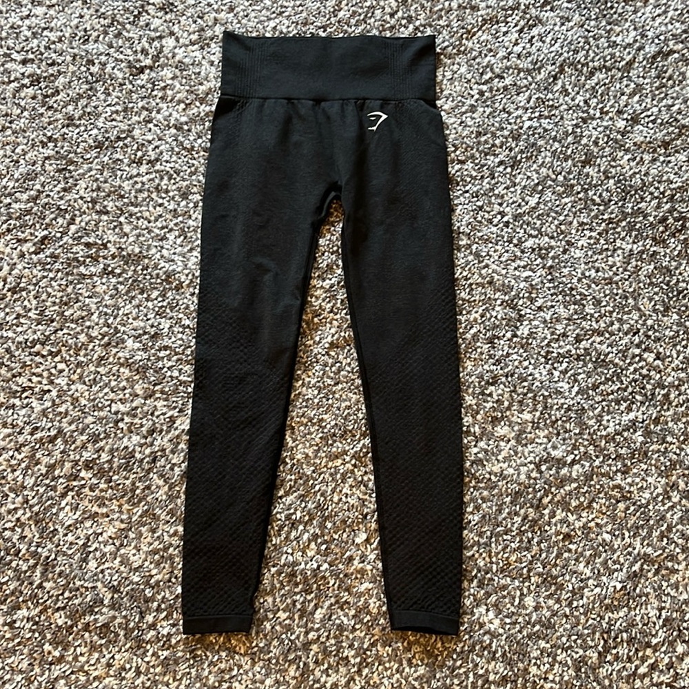 Gymshark Vital Seamless Leggings Black size small